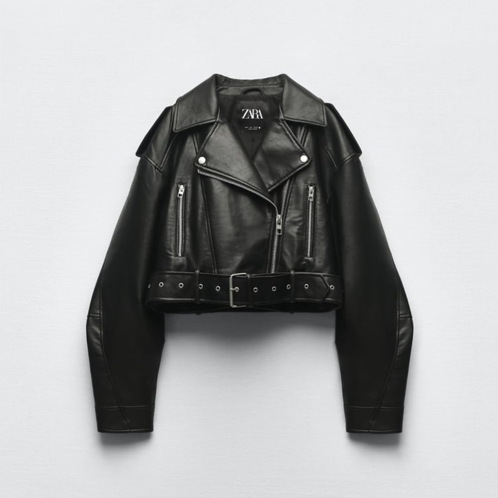 NWOT Zara Faux Leather Jacket